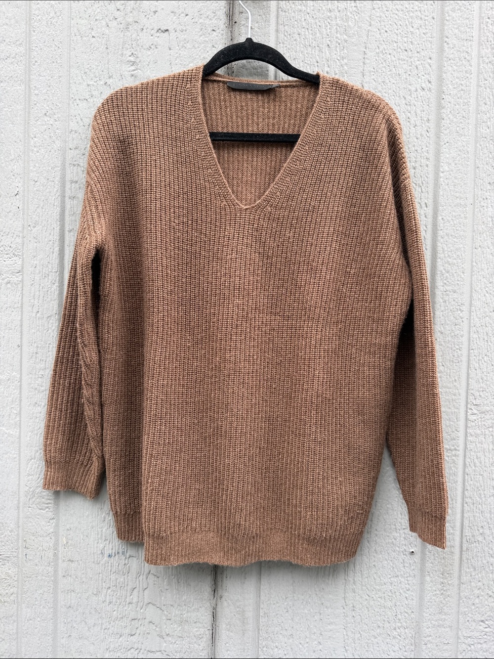 Jenni Kayne Women's Cabin V-Neck Wool Cashmere Blend Knit Sweater
